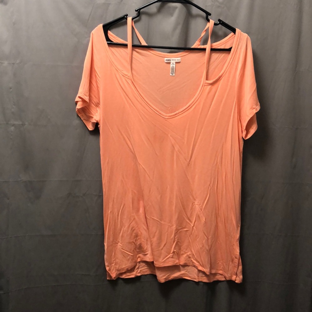 Neon pink Pink brand shirt